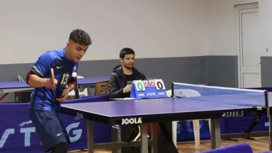 Elazığ'da masa tenisi müsabakaları sona erdi