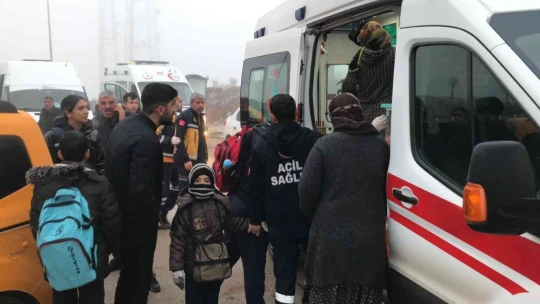 Elazığ'da minibüsler çarpıştı: 1 yaralı
