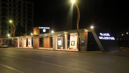 Elazığ'da modern yolcu otobüs durağı hayata geçti