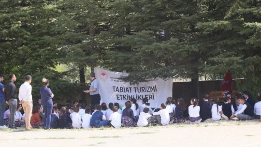 Elazığ'da öğrencilere yönelik tabiat eğitimi