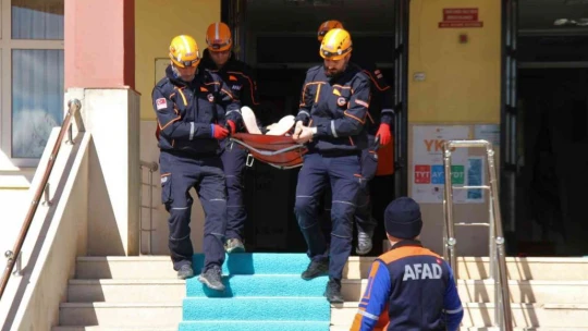 Elazığ'da okul zillerinin yerini siren zilleri aldı, kent geneli tatbikat yapıldı