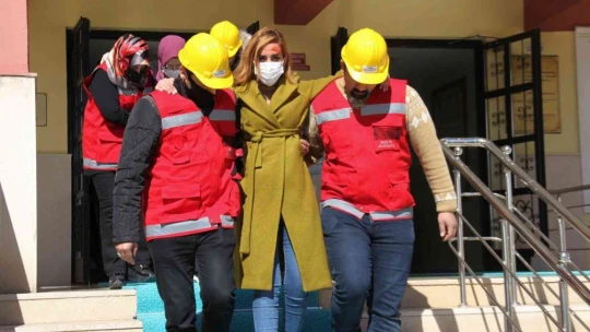 Elazığ'da okul zillerinin yerini siren zilleri aldı, kent geneli tatbikat yapıldı