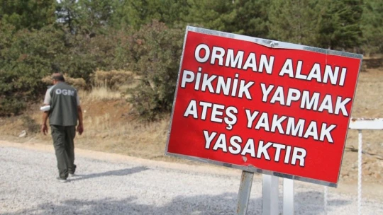 Elazığ'da, ormanlık alanlarda sıkı denetim