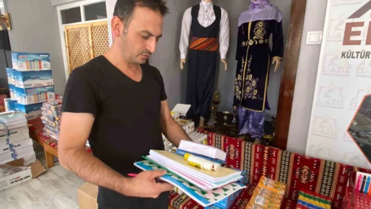 Elazığ'da örnek 'Eğitim' çalışması: Bin 500 öğrenciye kırtasiye yardımı