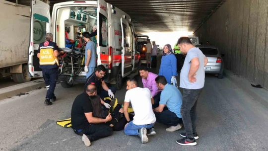 Elazığ'da otomobil ile motosiklet çarpıştı: 1 yaralı