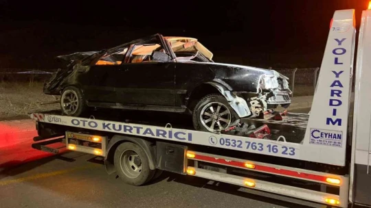 Elazığ'da otomobil şarampole yuvarlandı: 1 yaralı