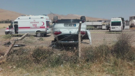 Elazığ'da otomobil takla attı: 1 ölü, 3 yaralı
