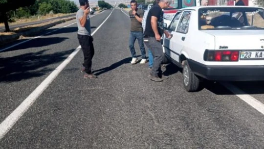 Otomobilin çarptığı yaya yaralandı