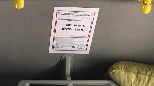 Elazığ'da şehir içi minibüs ücretlerine zam
