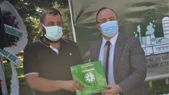 Şeker pancarı alım ve işletme kampanyası açılış töreni yapıldı