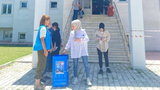 Elazığ'da sınav kalemleri öğrenciler için toplandı