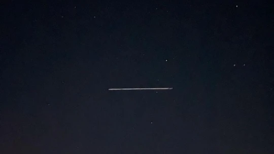 Elazığ'da Starlink uyduları görüntülendi