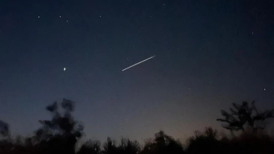 Elazığ'da Starlink uyduları görüntülendi