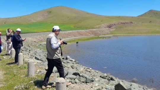 Elazığ'da sulak alanların envanter çalışması yapıldı