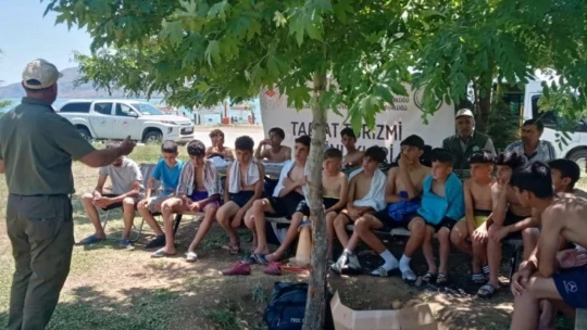 Elazığ'da tabiat parkı eğitimleri sürüyor