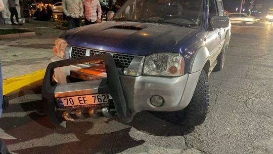 Hazardağlı Kavşağında trafik kazası: 2 yaralı