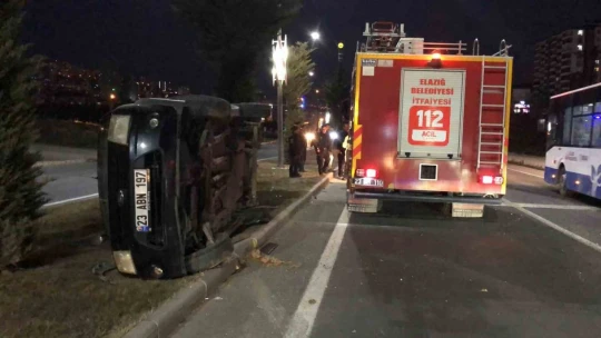 Elazığ'da trafik kazası: 2 yaralı