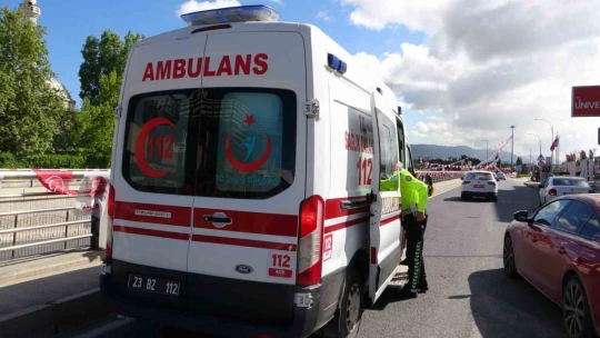 Elazığ'da trafik kazası: 2 yaralı