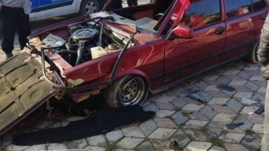 Elazığ'da trafik kazası:2 yaralı