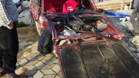 Elazığ'da trafik kazası:2 yaralı