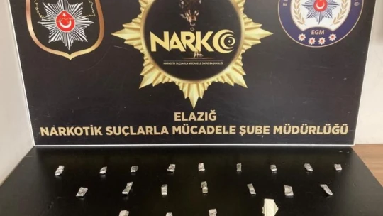 Elazığ'da uyuşturucu madde satan şüpheli yakalandı