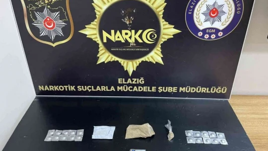Elazığ'da uyuşturucu operasyonu: 2 gözaltı