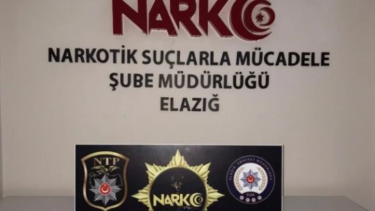 Elazığ'da uyuşturucu operasyonu: 1 gözaltı