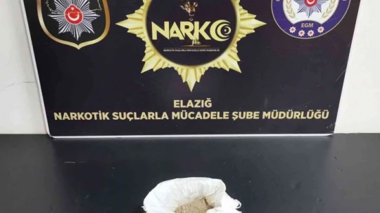Elazığ'da uyuşturucuyla mücadele sürüyor: 4 tutuklama