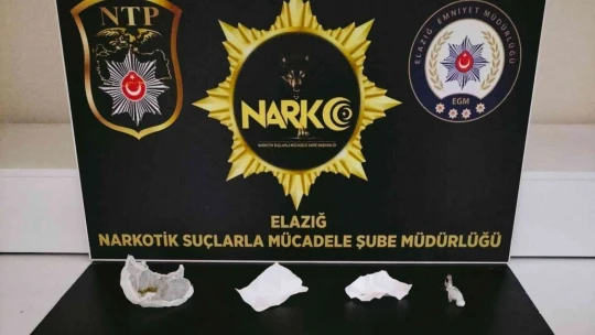 Elazığ'da uyuşturucuyla mücadele sürüyor: 4 tutuklama