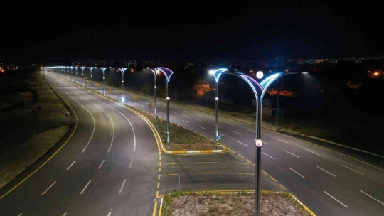 Elazığ'da yeni bulvarda çalışmalar tamamlandı