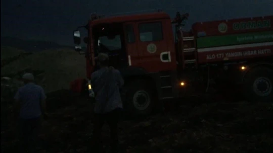 Elazığ'da yıldırım yangına neden oldu