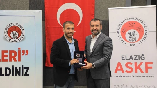 Elazığ'da Yılın Spor Enleri Ödül programı