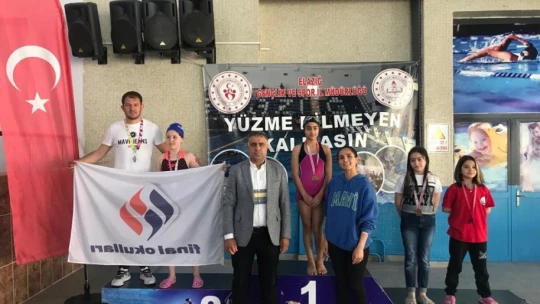Elazığ'da yüzme şampiyonası