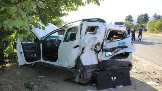 Elazığ'da zincirleme trafik kazası: 8 yaralı