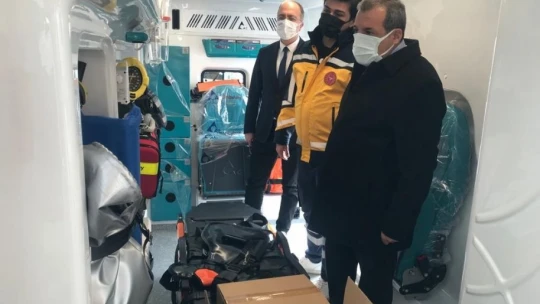 Elazığ'daki ambulans sayısı 64 oldu