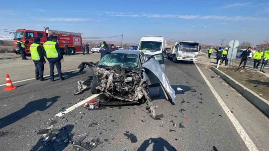 Elazığ'daki feci kazada ölü sayısı 2'ye yükseldi