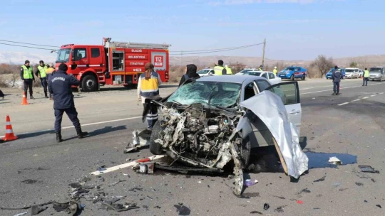 Elazığ'daki feci kazada ölü sayısı 2'ye yükseldi