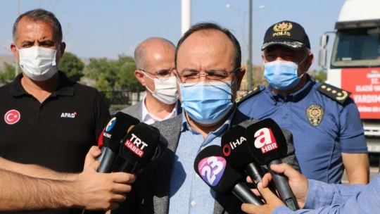 Elazığ'dan sel bölgesine 3 tır yardım