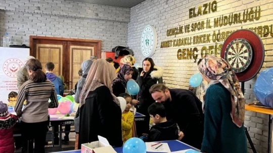 Elazığ GSİM'den depremzede çocuklara psikososyal destek