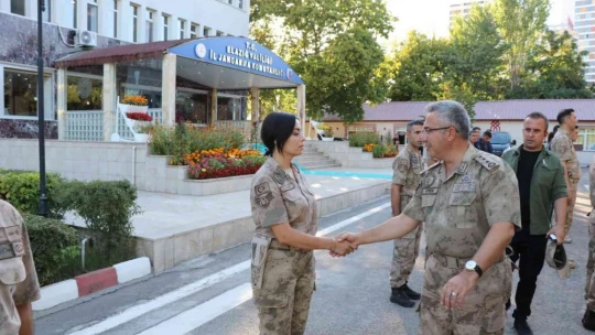 Elazığ İl Jandarma Komutanlığında rütbe terfi töreni düzenledi