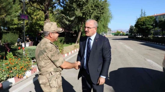Elazığ İl Jandarma Komutanlığında rütbe terfi töreni düzenledi