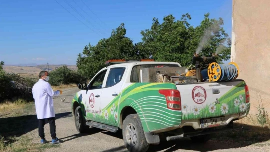Elazığ İl Özel İdaresinden haşere ve larva ile mücadele