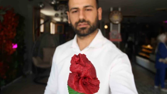 Elazığ'ın patentli lezzeti 'vişne dondurması'na yoğun talep