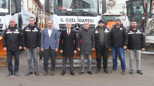 Elazığ Özel İdare ekipleri karla mücadeleye hazır: 116 personel karla mücadele için hazır bekliyor