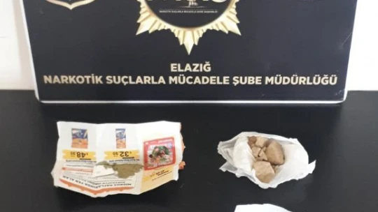 Elazığ polisi uyuşturucu tacirlerine geçit vermiyor