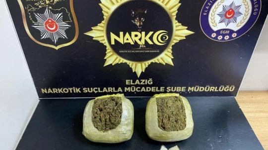 Elazığ polisi uyuşturucu tacirlerine göz açtırmıyor: 1 gözaltı