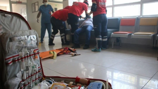 Elazığ Ruh Sağlığı Hastanesindeki deprem ve yangın tatbikatı nefes kesti