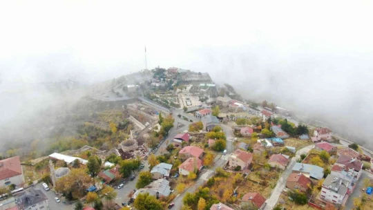 Elazığ sis denizinde kayboldu, ortaya kartpostallık görüntüler çıktı