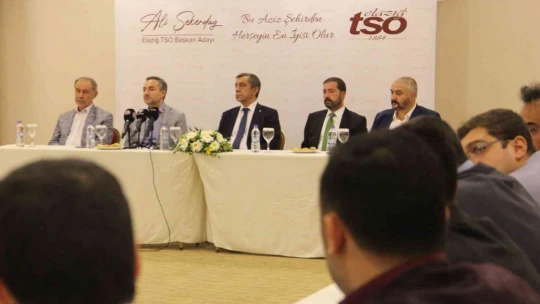 Elazığ TSO başkan adayı Şekerdağ: 'Ticaret ve Sanayi Odası seçimlerinde hiç kaybetmedik'