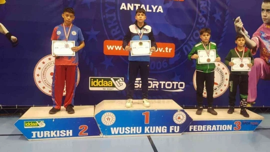 Elazığ, Wushu Kung Fu'da 4 madalya aldı